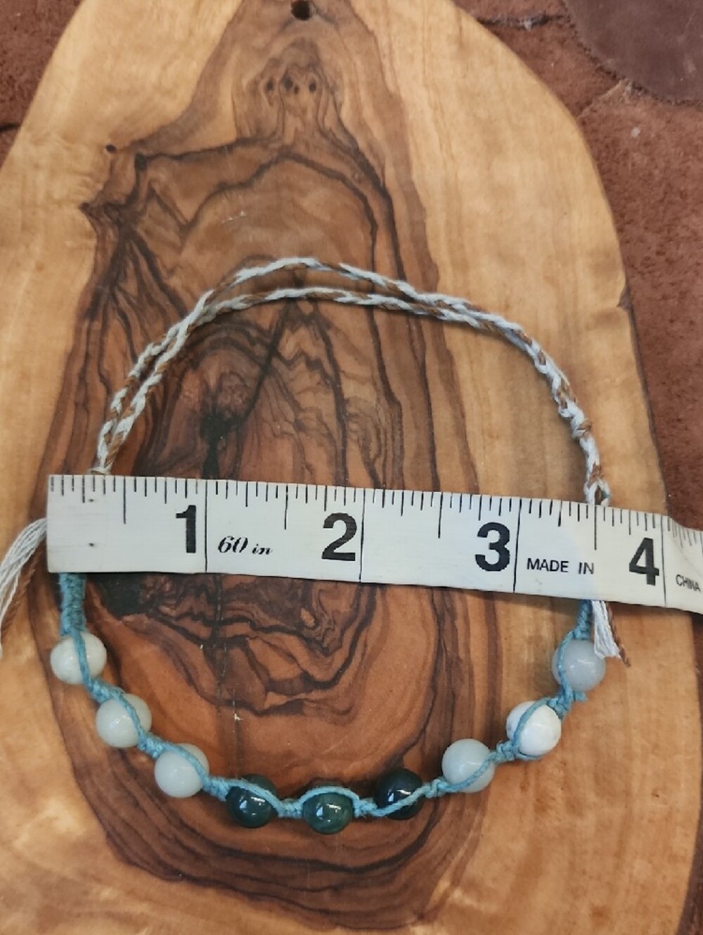 ⚡️Flash Sale⚡️Handmade Blue Beaded Macrame Bracelet - Picture 4 of 4
